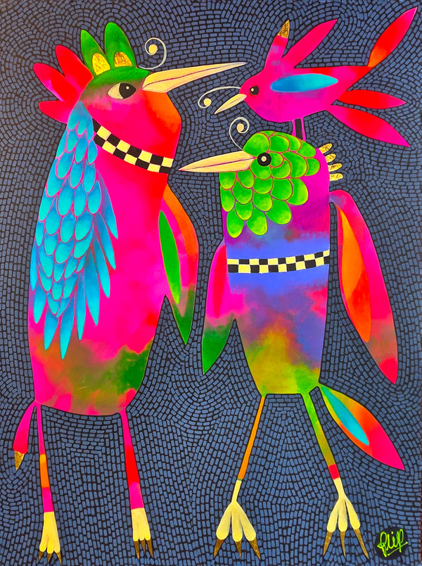 Cheryl Petersen "Blue Birds"
