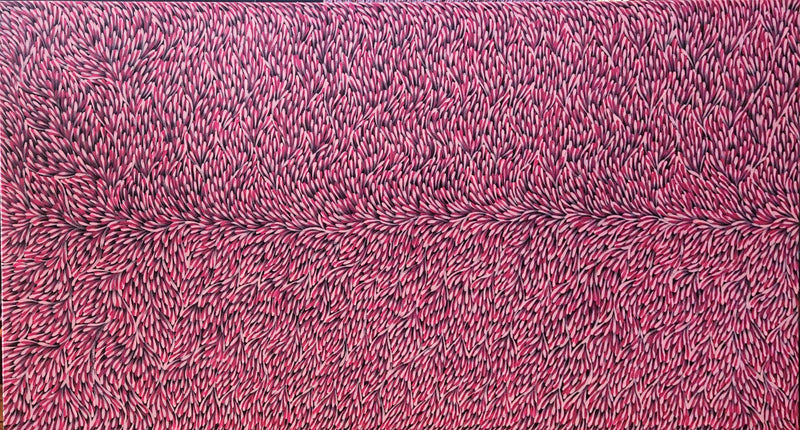 Gloria Petyarre "Bush Medicine Leaves" (Pink)