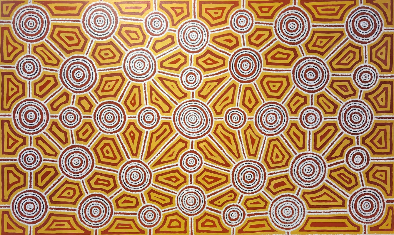 Malcolm Jagamarra "Frog Dreaming" | ninbella.art.