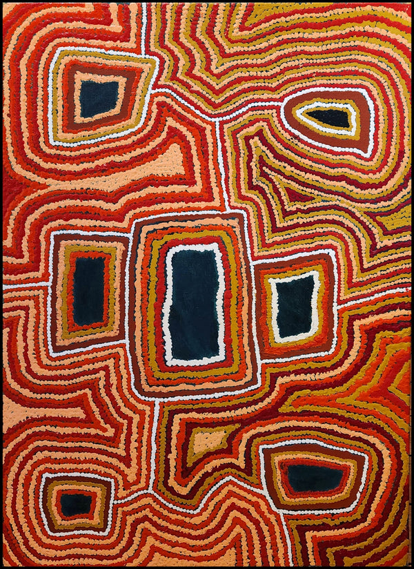 Michael Muti Tjangala "Tunbundja Rock Hole" | ninbella.art.