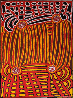 Tjemma (Freda) Napanangka "Yukupalli" Great Sandy Desert W.A. | ninbella.art.