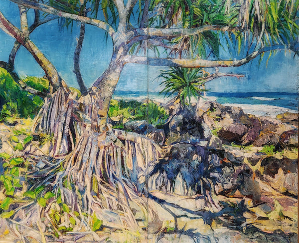 Vlad Kolas "Pandanus Beach Diptych"