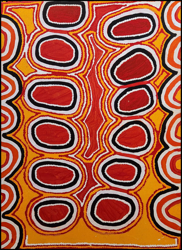 Fred Tjakamarra "Yapatjurra" The Tanami Desert W.A. | ninbella.art.