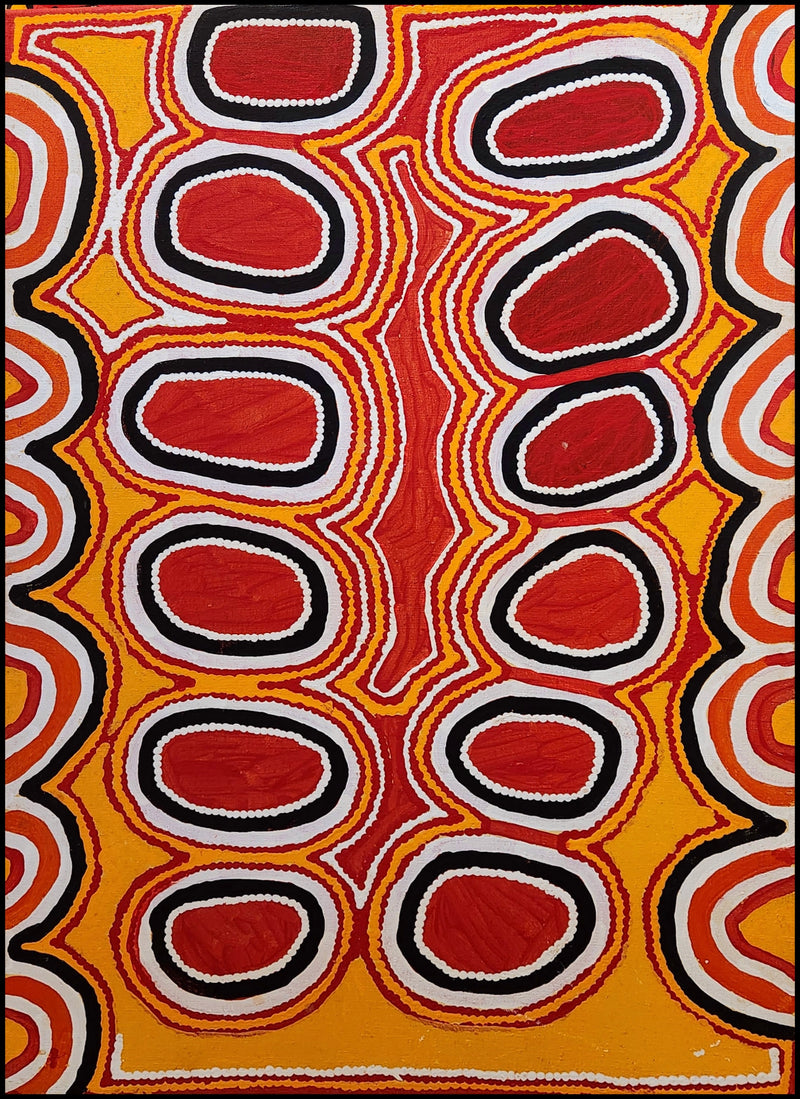 Fred Tjakamarra "Yapatjurra" The Tanami Desert W.A. | ninbella.art.