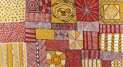 Thecla Bernadette Puruntatameri "Pupuni Jilamara" 150 x 80 cms | ninbella.art.
